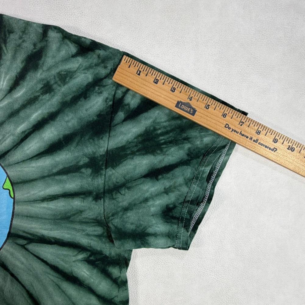 GZ and Trevy Metal World Tour Green Tie Dye Graphic T-Shirt Mens XL Gildan - Picture 7 of 14